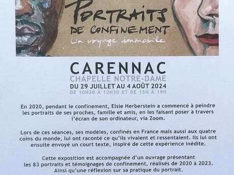 Exposition  "Portraits de confirnement"