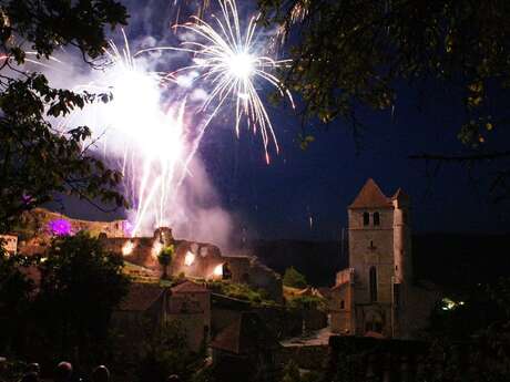Feu d'Artifice à Saint-Cirq Lapopie