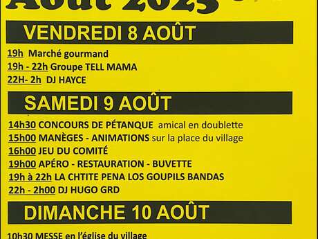 Fête votive de Caillac