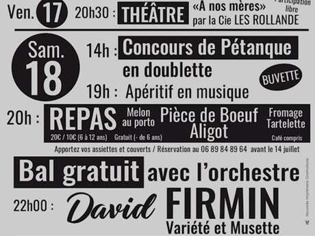 Fête votive de Quissac-en-Quercy