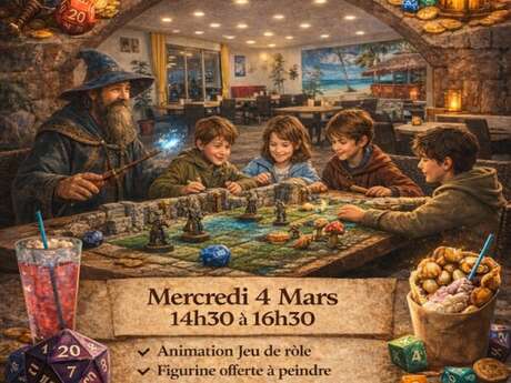 Jeu de rôle pour enfants à l' Espace des Possibles à Figeac