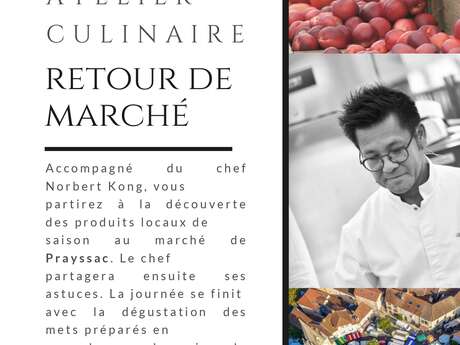 Animation culinaire - Retour de marché au Clos Triguedina