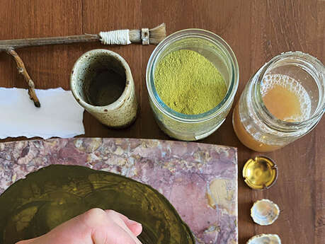 Atelier fabrication de gouache