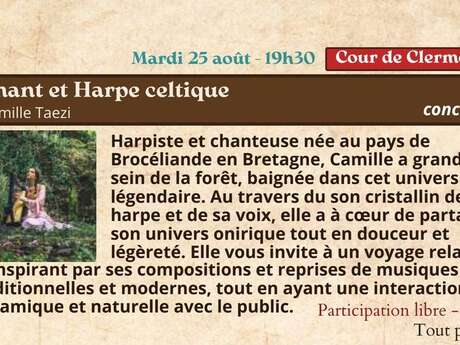 Festival Re-naissance à Figeac : "chant et harpe celtique"