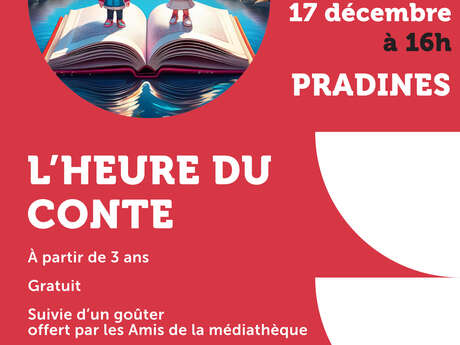 L’heure du conte à la médiathèque de Pradines
