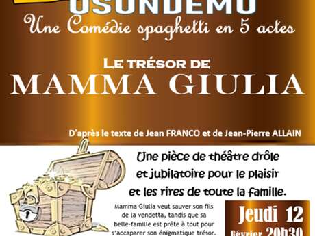 Théâtre au Caveau de la Gare à Capdenac-Gare : Le trésor de Mamma Giulia