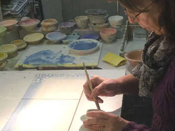 Journées portes ouvertes des ateliers d'artistes : Faiences Patricia H.
