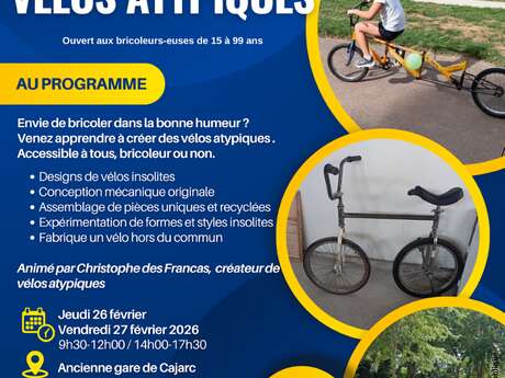 Cajarc : Création de vélo atypique !