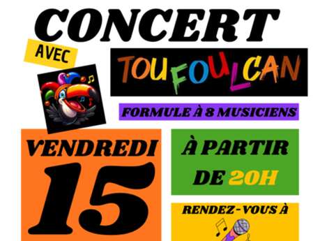 Soirée musicale par le groupe Toufoulcan à Latronquière