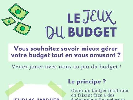 Atelier du Centre social à Figeac : le jeu du budget