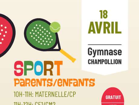 Sport parents enfants avec le centre social de Figeac
