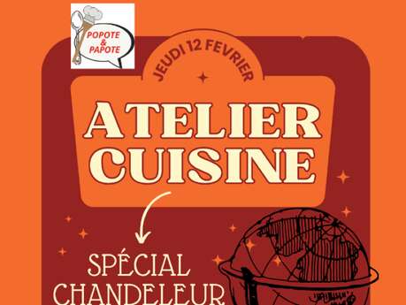 Atelier cuisine "Popote et Papote" à Figeac : Chandeleur du monde !