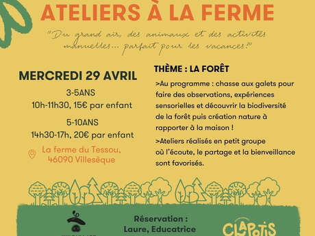 Ateliers à la ferme