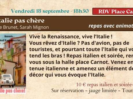 Festival Re-naissance à Figeac : l’Italie pas chère