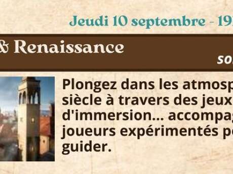 Festival Re-naissance à Figeac : jeu, Manettes & Renaissance