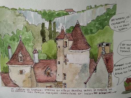Atelier Croq'balade en Quercy - Stage Carnet de Voyage