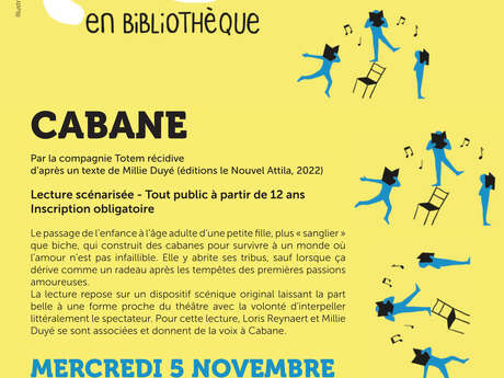 "Cabane" : lecture à la l'Ehpad de Pradines