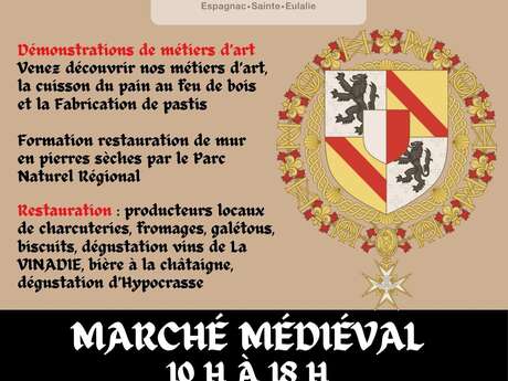 Marché médiéval à Espagnac-Sainte-Eulalie