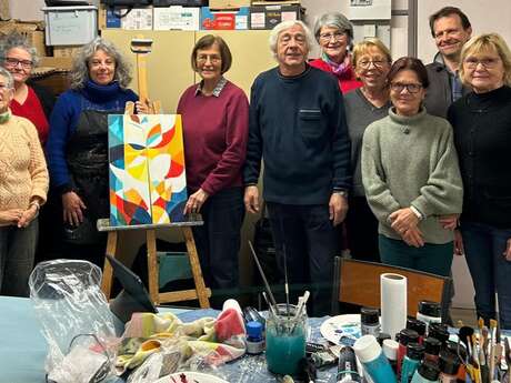 Exposition et vide atelier de Noël  "Les Peintres d'Olt"