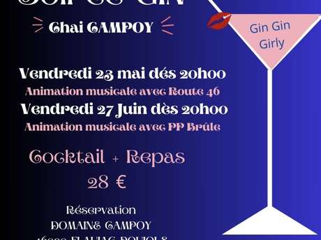 Soirée Gin et vins de Cahors au Chai Campoy