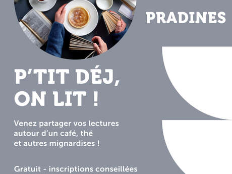 P'tit déj, on lit ! à la médiathèque de Pradines