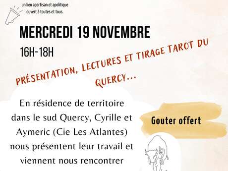 Rencontre atelier avec la Cie Les Atlantes