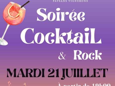 Soirée cocktail & rock au domaine de Cauquelle