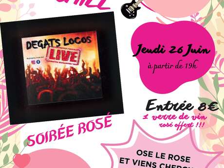 Soirée Concert Pink and Chill