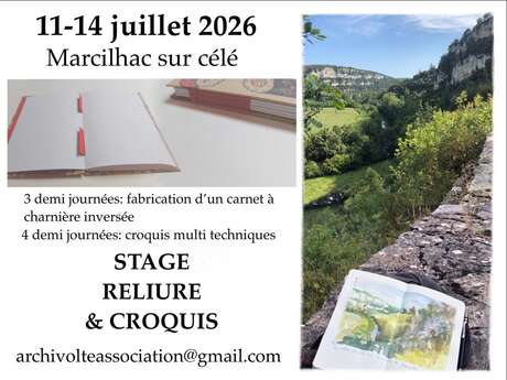 Stage Reliure et Croquis