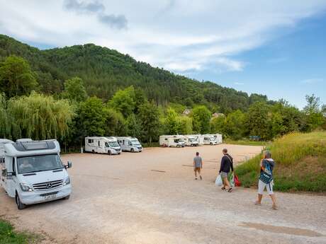 AIRE CAMPING-CAR PARK DE LA CANOURGUE