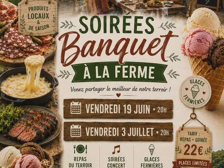 SOIRÉE BANQUET À LA FERME