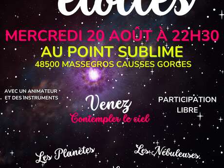 SOIRÉE OBSERVATION DES ÉTOILES