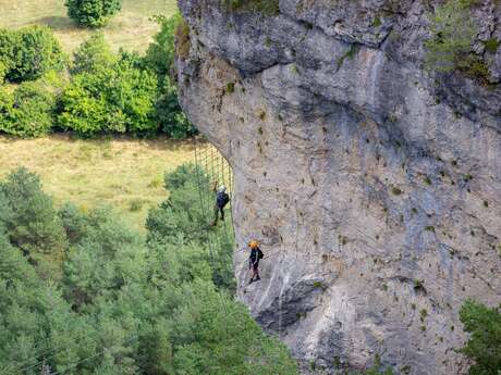 VIA FERRATA DE ROQUEPRINS - LA CANOURGUE