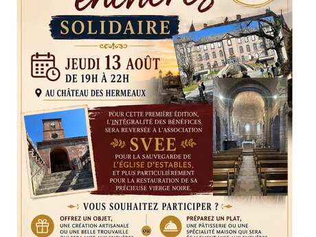 VENTE AUX ENCHÈRES SOLIDAIRE