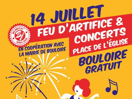 Feu d'artifice & concerts