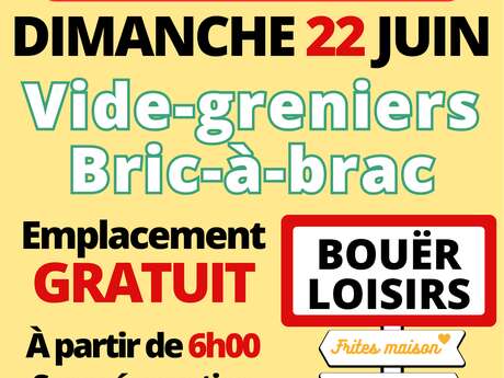 Vide-grenier et bric-à-brac de Bouër