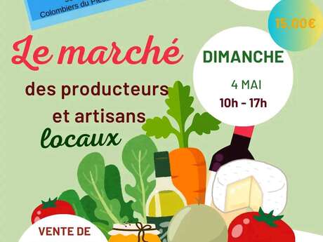 Marché des producteurs et artisans locaux - Colombiers-du-Plessis