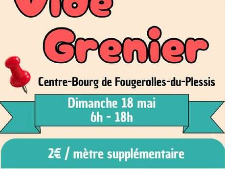 Vide grenier à Fougerolles-du-Plessis