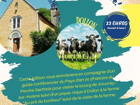 Circuit découverte Vouvray-sur-Huisne et Dollon