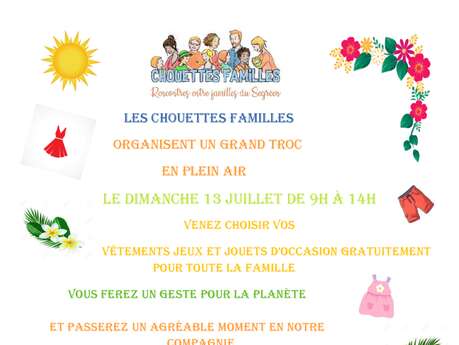 Troc d’été avec Chouettes Familles - Sainte-Gemmes-D'Andigné