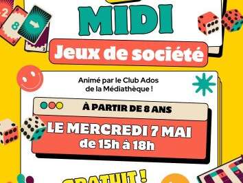 Après-midi jeux de société