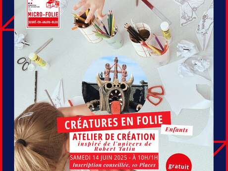 Micro-Folie - Atelier de création "Créatures en folie"