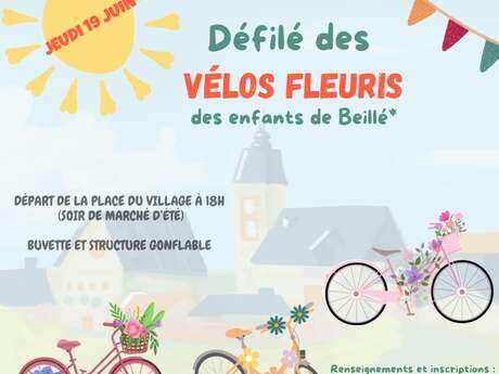 Défilé des vélos fleuris