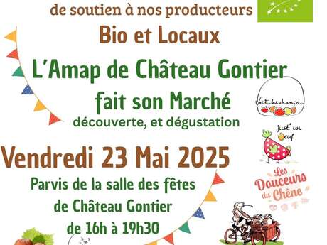 MARCHE DE PROCDUCTEURS - l'Amap de Château-Gontier fait son marché !