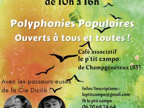 Stage de chants du monde
