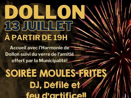 Fête Nationale : soirée moules-frites, DJ et défilé