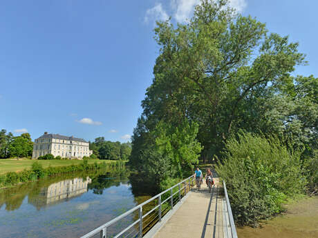 LA VÉLO FRANCETTE, CHEMIN DE HALAGE DE LA MAYENNE (LE LION D'ANGERS - ANGERS)