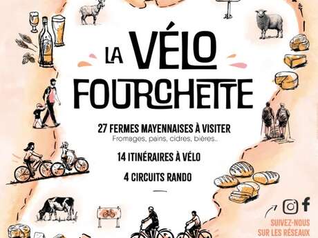 La Vélo Fourchette - Boucle 5 Château-Gontier > Gennes-Longuefuye