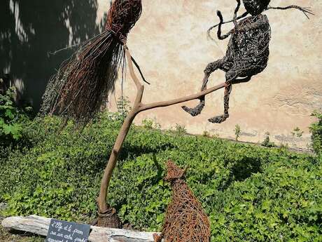 Exposition Voyage en forêt, créations en osier