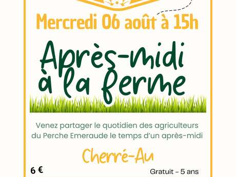 Après midi à la ferme